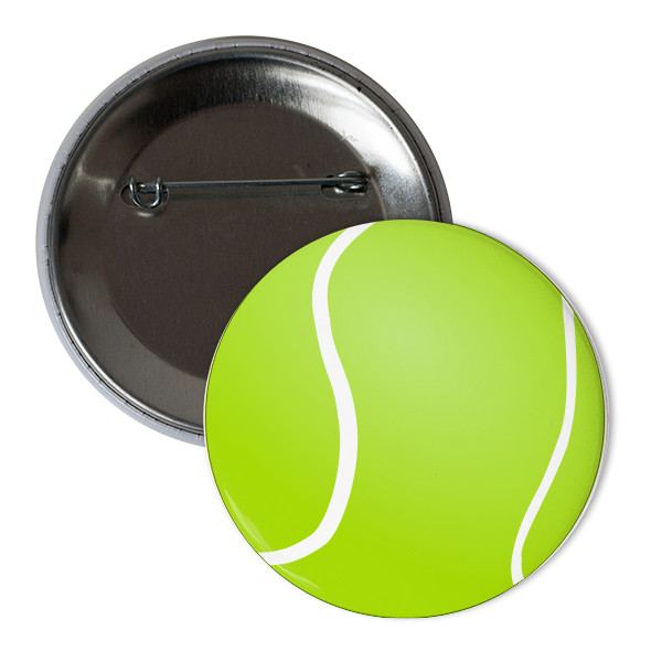 Odznáček  s potiskem placka tenis